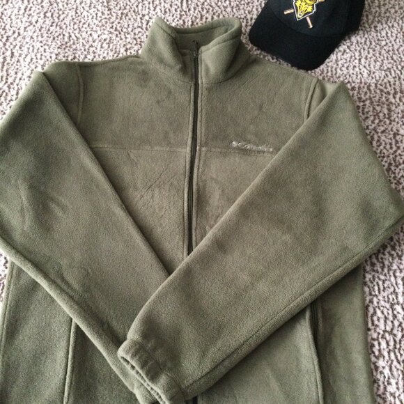 Columbia Fleece Jacket Green M - Picture 7 of 11